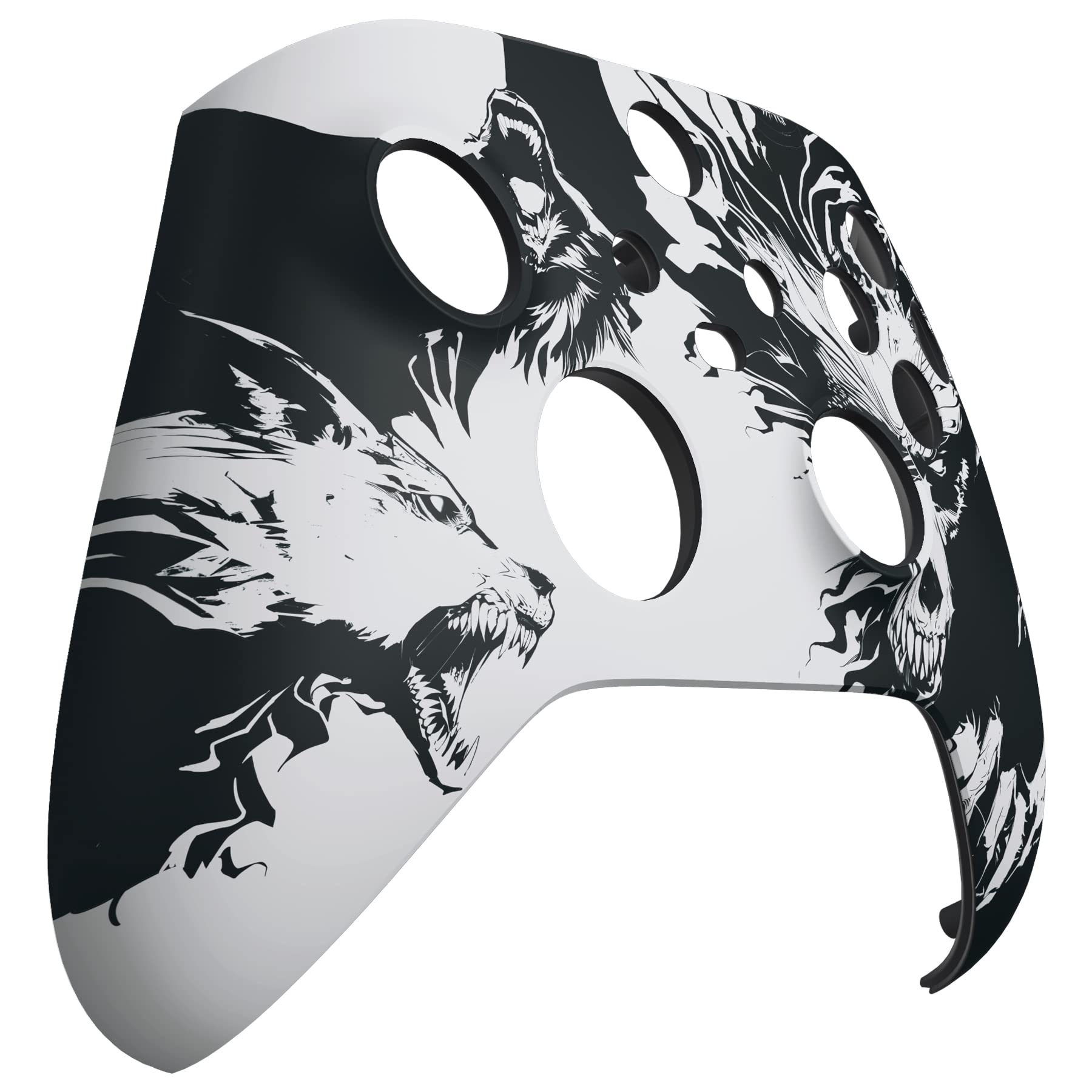 eXtremeRate Replacement Shell for Xbox Series X & S Controller - Unleash Your Style - New Wolve Soul Custom Acessories Skin Front Housing Cover for Xbox Core Controller Wireless [Control NOT Included] — view 8