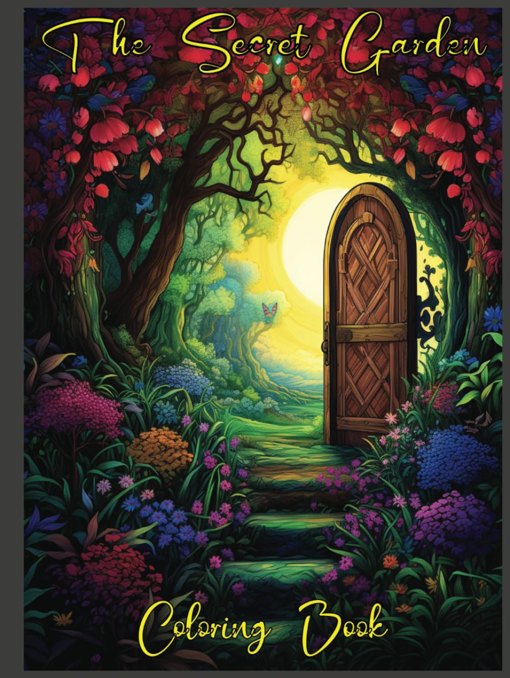 Enchanted Gardens: A Secret Garden Coloring Book for Adults Hard Cover