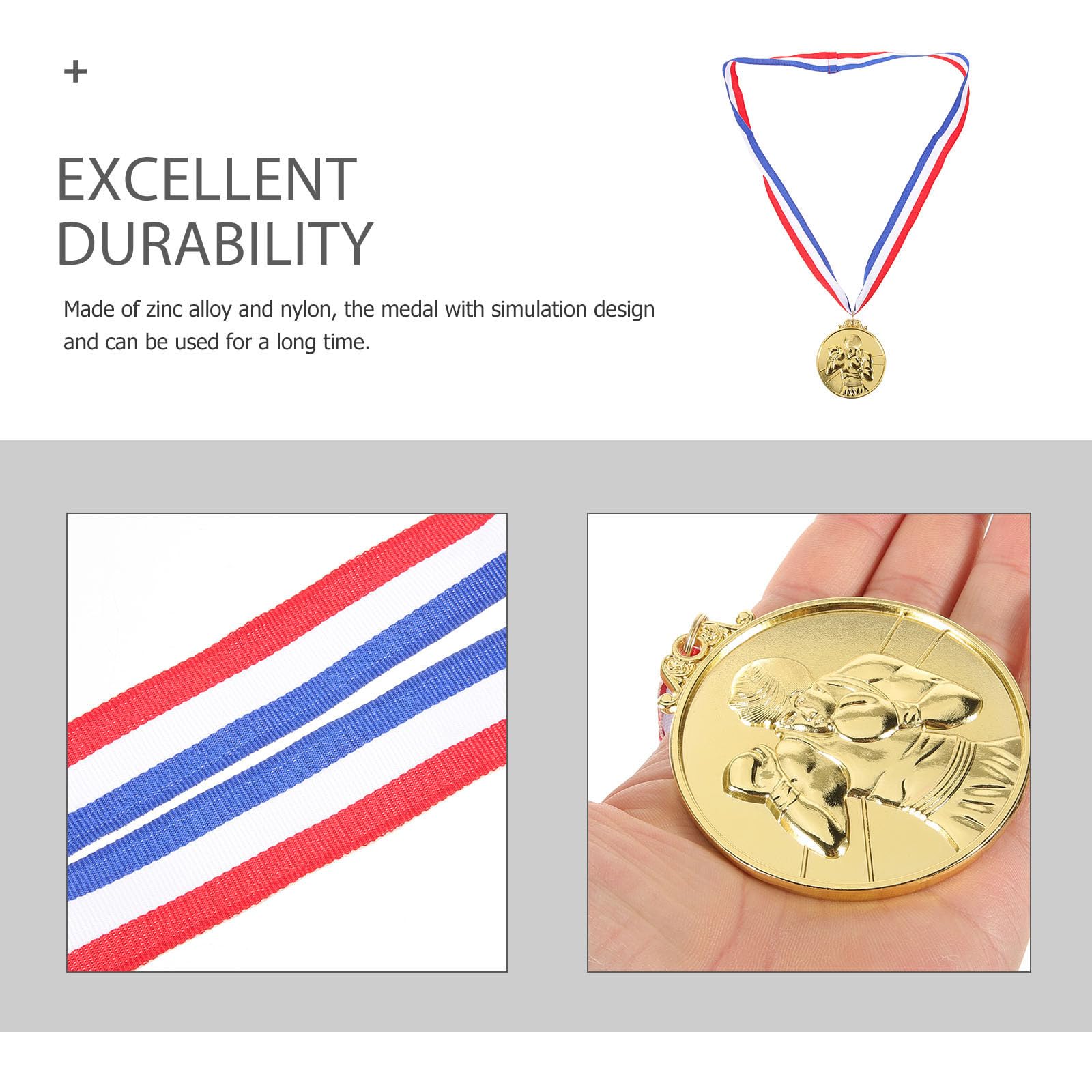 jojofuny 30 Stück Goldene Wettbewerbsmedaille aus Zinklegierung