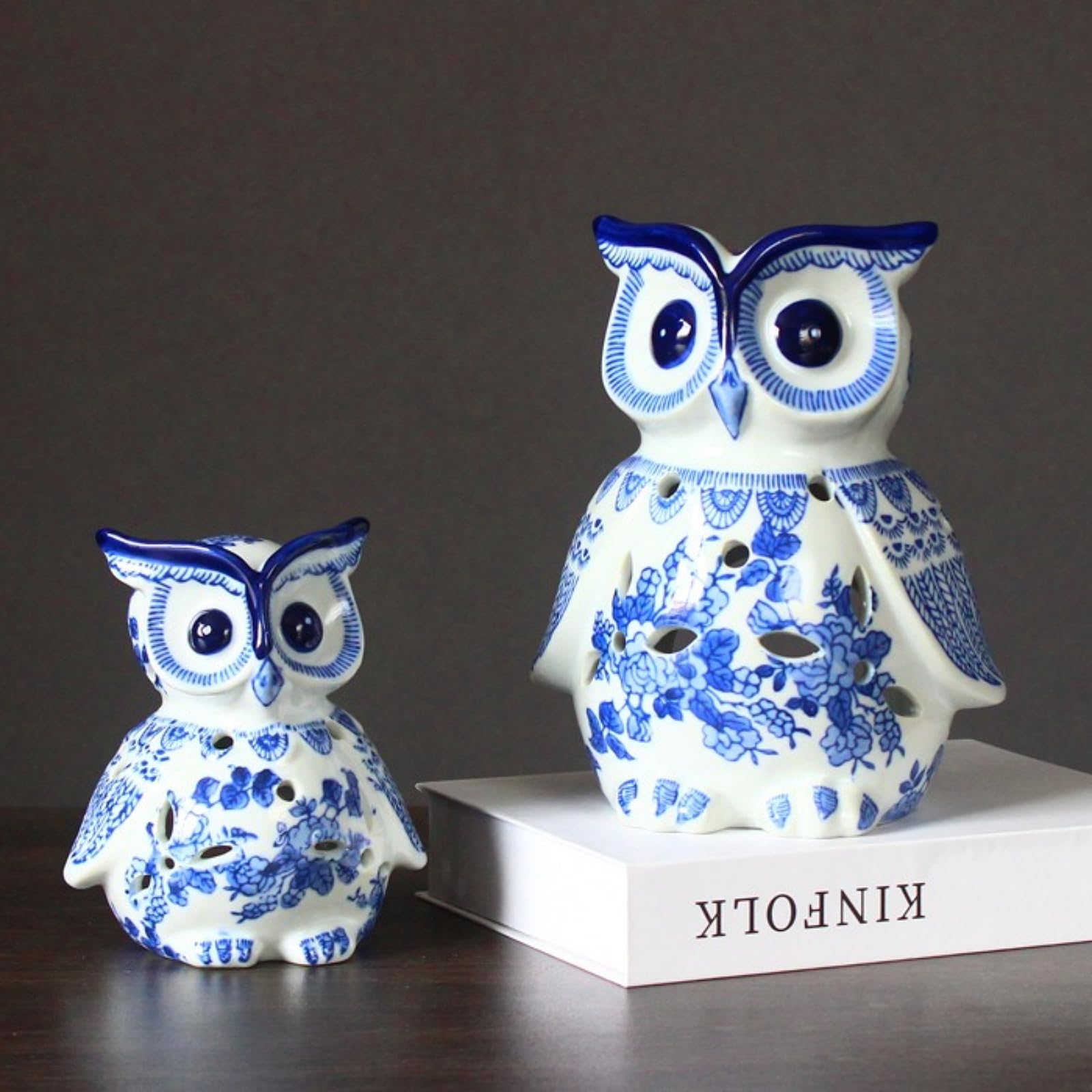 Amazon.co.jp: フクロウ 置物 ガーデン オブジェ かわいい フクロウ