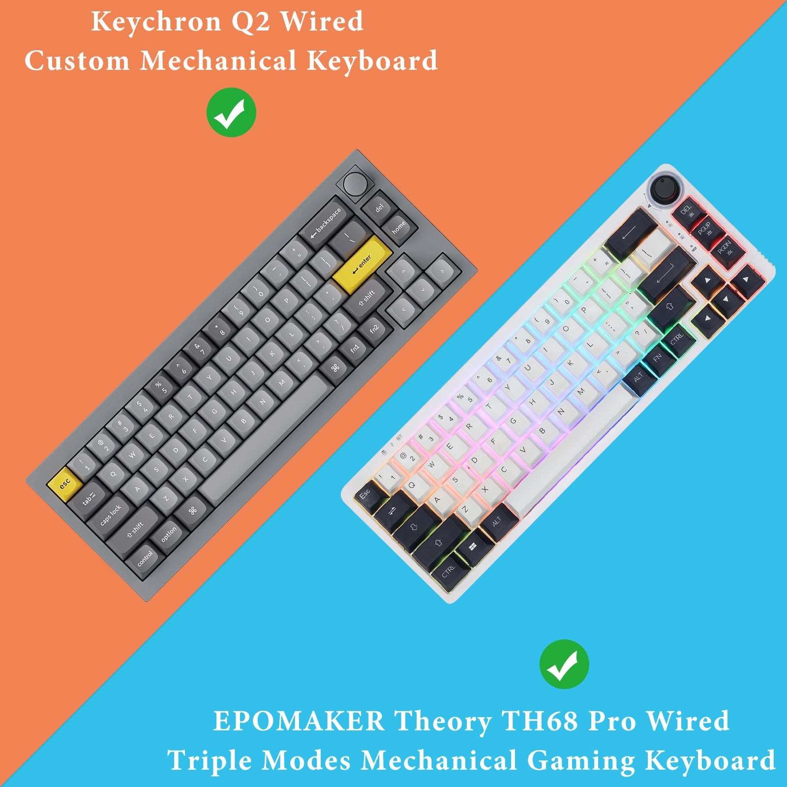 Amazon.com: GEEKRIA 65% Keyboard Dust Cover, Clear Acrylic