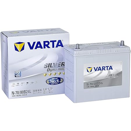 Amazon Varta Silver Dynamic 国産車用バッテリー N 70 80b24l カーバッテリー 車 バイク