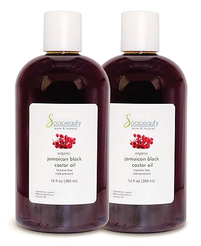 Miniatura 10 de Soapeauty Aceite de ricino negro jamaicano prensado en frío sin refinar  Aceite de ricino negro natural 100% puro que promueve una piel y cabello