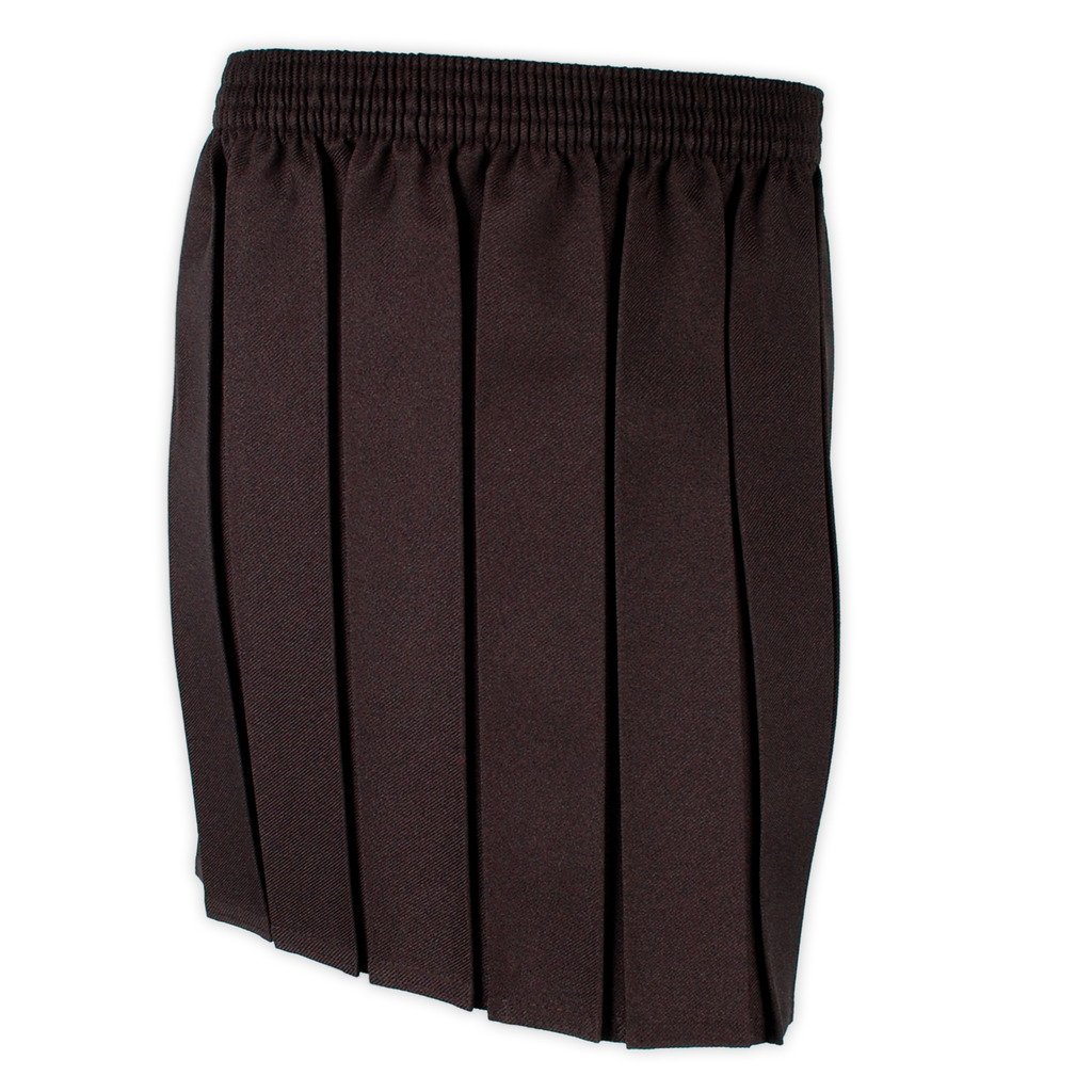Direct Collection Box Pleat School Skirt Art no 7052 (11/12y, Black)