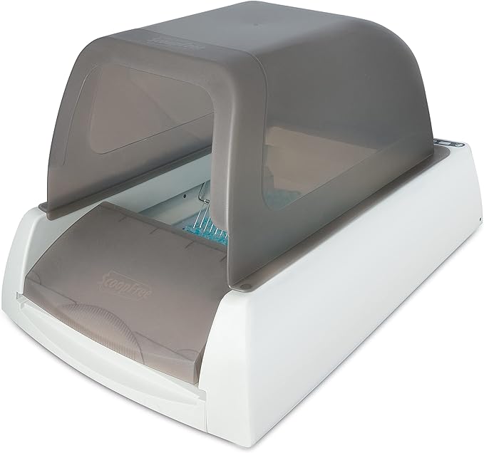 PetSafe Bac à Litière Automatique électrique pour Chat avec Couvercle ScoopFree