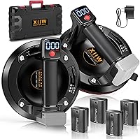 Vista 10 de Setter de costura de encimera de ángulo recto de 90 a 270 grados, paquete de 2 con vasos de vacío de 7 pulgadas para unión y nivelación de costuras