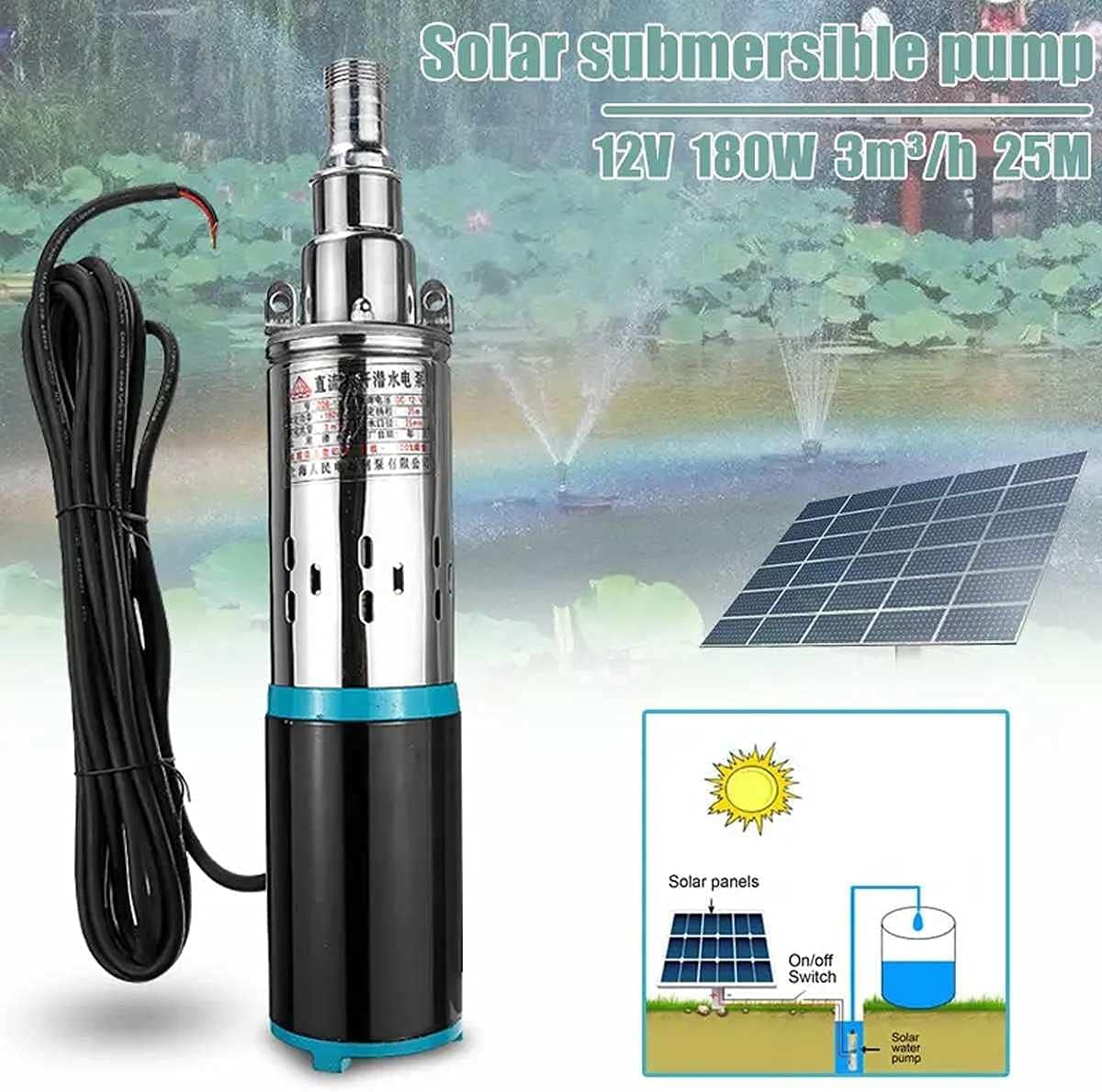 本物 ウォーターポンプ 12v 24vハイリフト25mソーラーウォーターポンプ高圧ディープウェルポンプ水中dcポンプ農業灌漑ガーデン Rachelbaptista Com Br