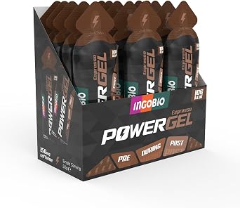 ingobio PowerGEL Espresso + 150mg Caffeine Elektrolit İçeren Sporcu Enerji Jeli - 15 Adet