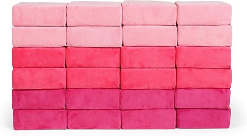 Miniatura 41 de El bloque de construcción original de felpa premium para niños - Bloques de espuma seguros certificados en fundas de tela lujosamente suave - Juego