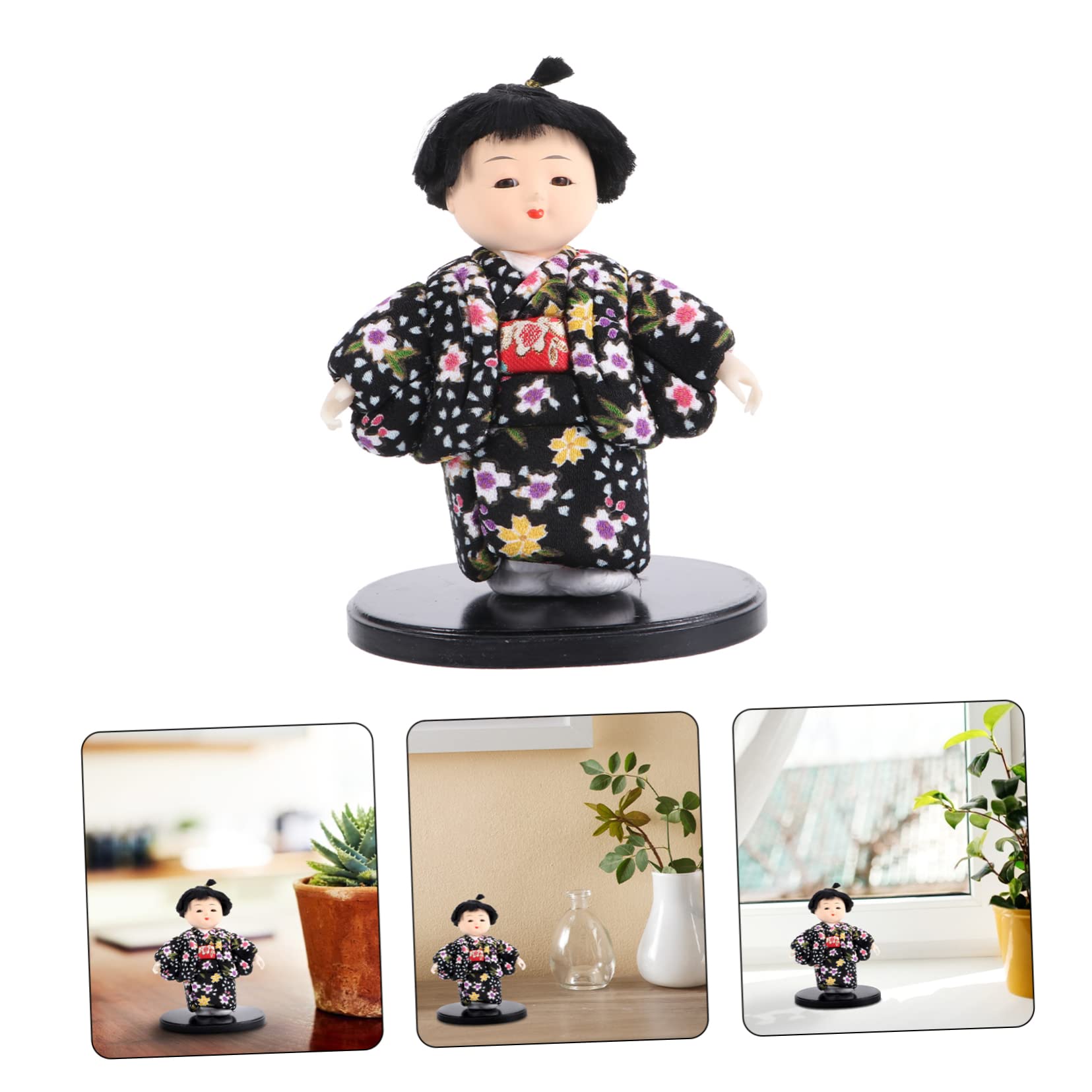 Amazon.co.jp: Toyvian 日本の人形 人形 子供 木製 木 子供 装飾