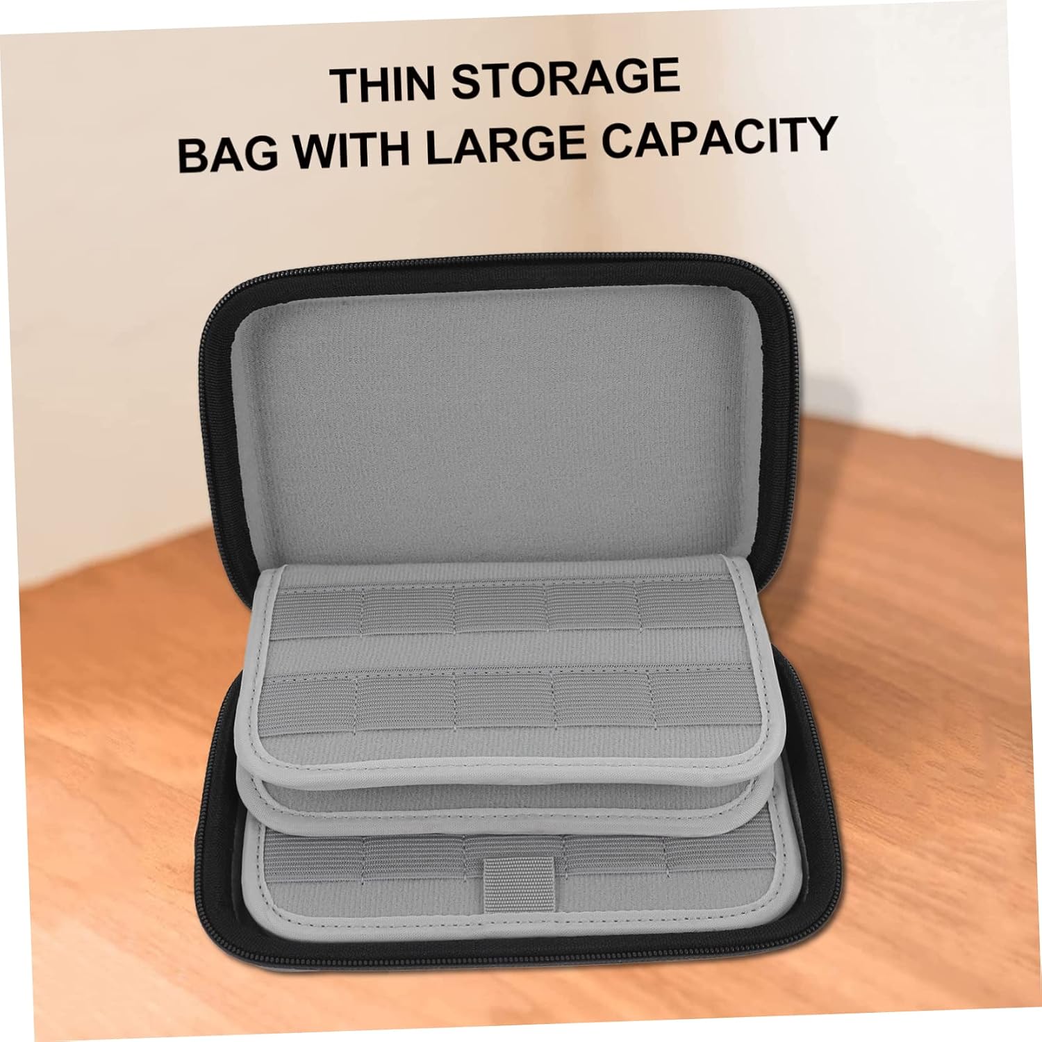 Game Storage Box for Slot Portable Case for Game Cards Organizes and Secures Gaming Supplies for Travel and Storage