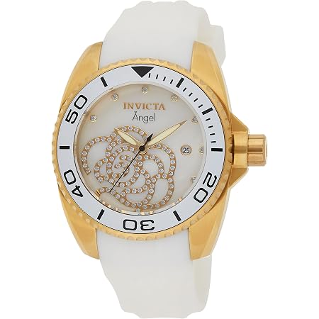 Invicta Angel Orologio Donna Quarzo, 38mm, Bianca, 0488 : Amazon.it: Orologi