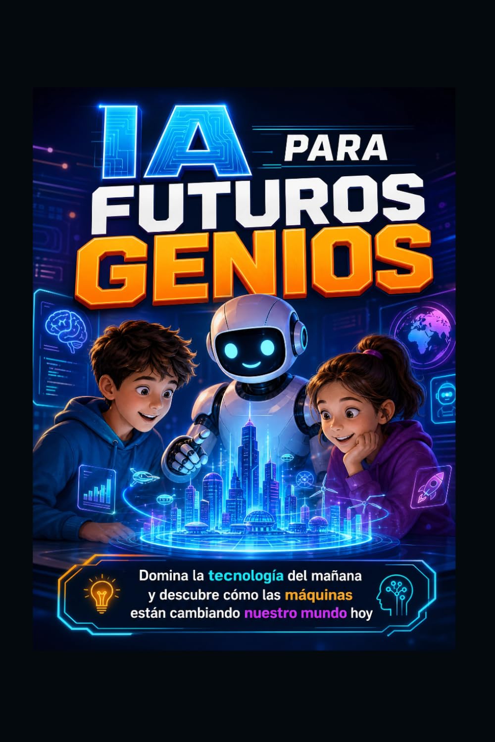 IA para futuros Genios: Guía divertida para entender los algoritmos, los robots y la tecnología que está cambiando el mundo.