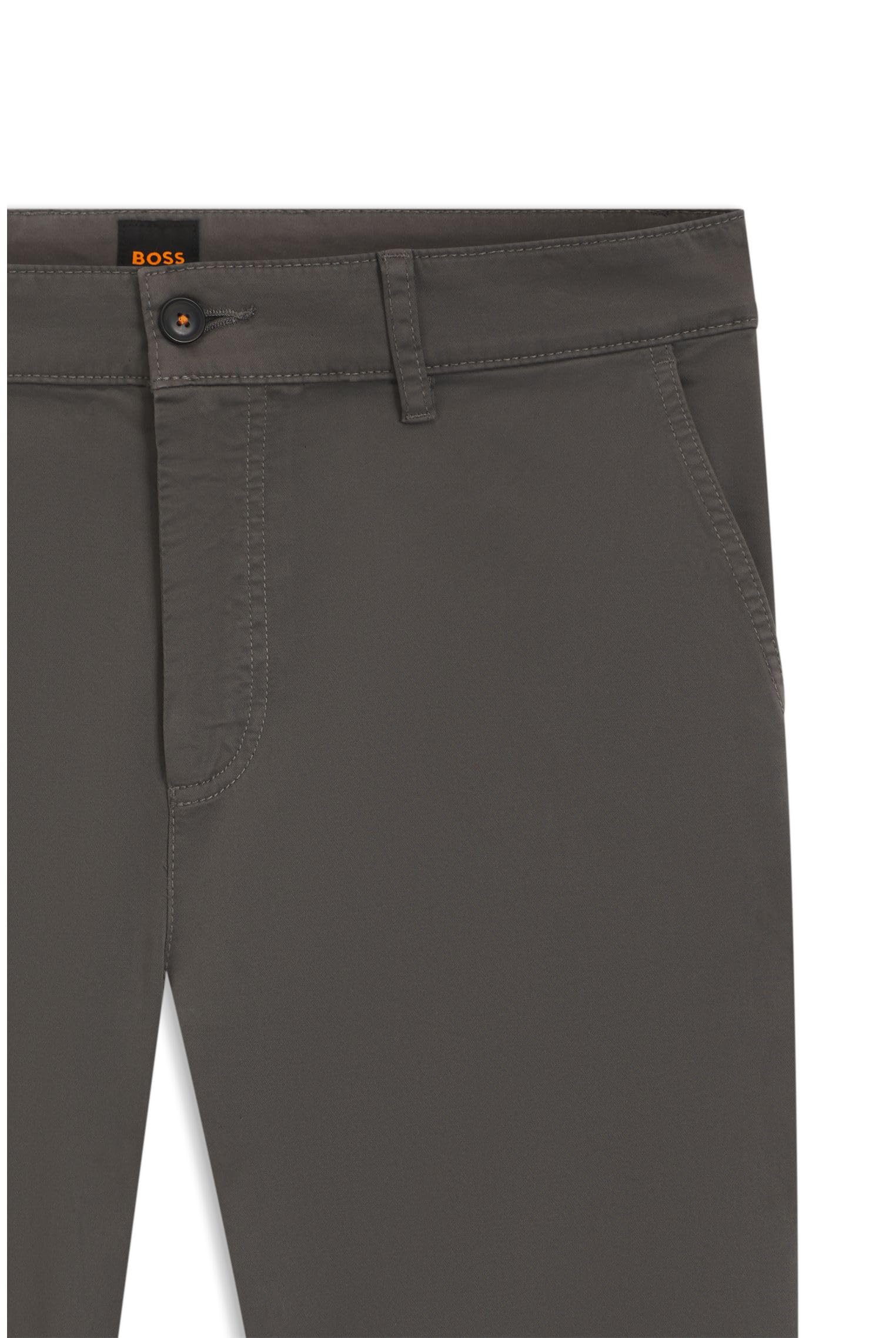 ORANGE Chinohose Tapered-fit Aus komfortabler Stretch-Baumwolle und mit BOSS Logo hinten – Bild 7