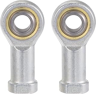 uxcell 2pcs SI12TK PHSA12 Spherical Rod End Bearing 12mm Bore Self-Lubricated Joint Bearing M12x1.75 Right Hand Female Thread Connector