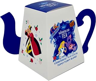 Disney Parks Exclusive - Alice in Wonderland Luxury Black Tea - Topsy Turvy Blend - 10 Bags