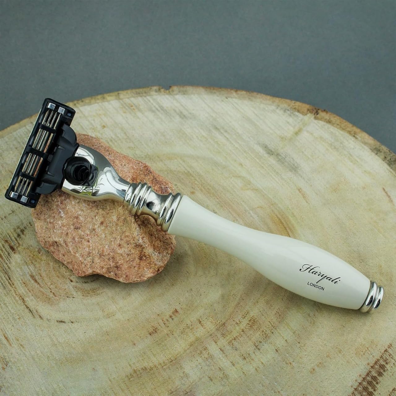 Uomo Depilazione Rasatura Kit Tasso Capelli Pennello da Barba & 3 Design Rasoio da Uomo Natale Regalo Natalizio con Viaggio Depilazione Custodia