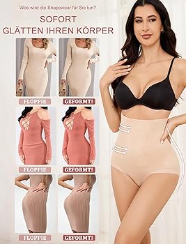 E Lingerie Set Donna A Vita Alta Petto Fondo Pancia - Foto 10