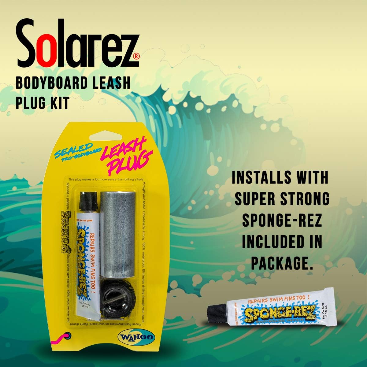 Solarez Bodyboard Leash Plug Kit