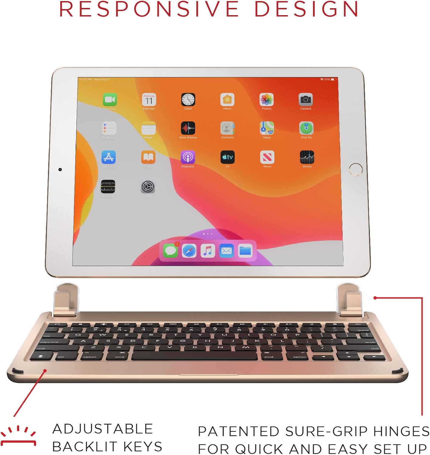 Exсluѕіvе Dіѕсоunt 50% Prісе Brydge 10.2 Wireless Keyboard Compatible with iPad 9th, 8th & 7th Generation, Backlit Keys, Long Battery Life, Gold 🔥 Crаzу Dеаlѕ Brydge 10.2 Wireless Keyboard Compatible with iPad 9th, 8th & 7th Generation, Backlit Keys, Long Battery Life, Gold