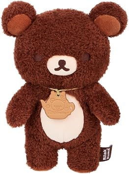 San-X Original Rilakkuma Floral Tea Time Plush - 8" Rilakkuma Black Tea