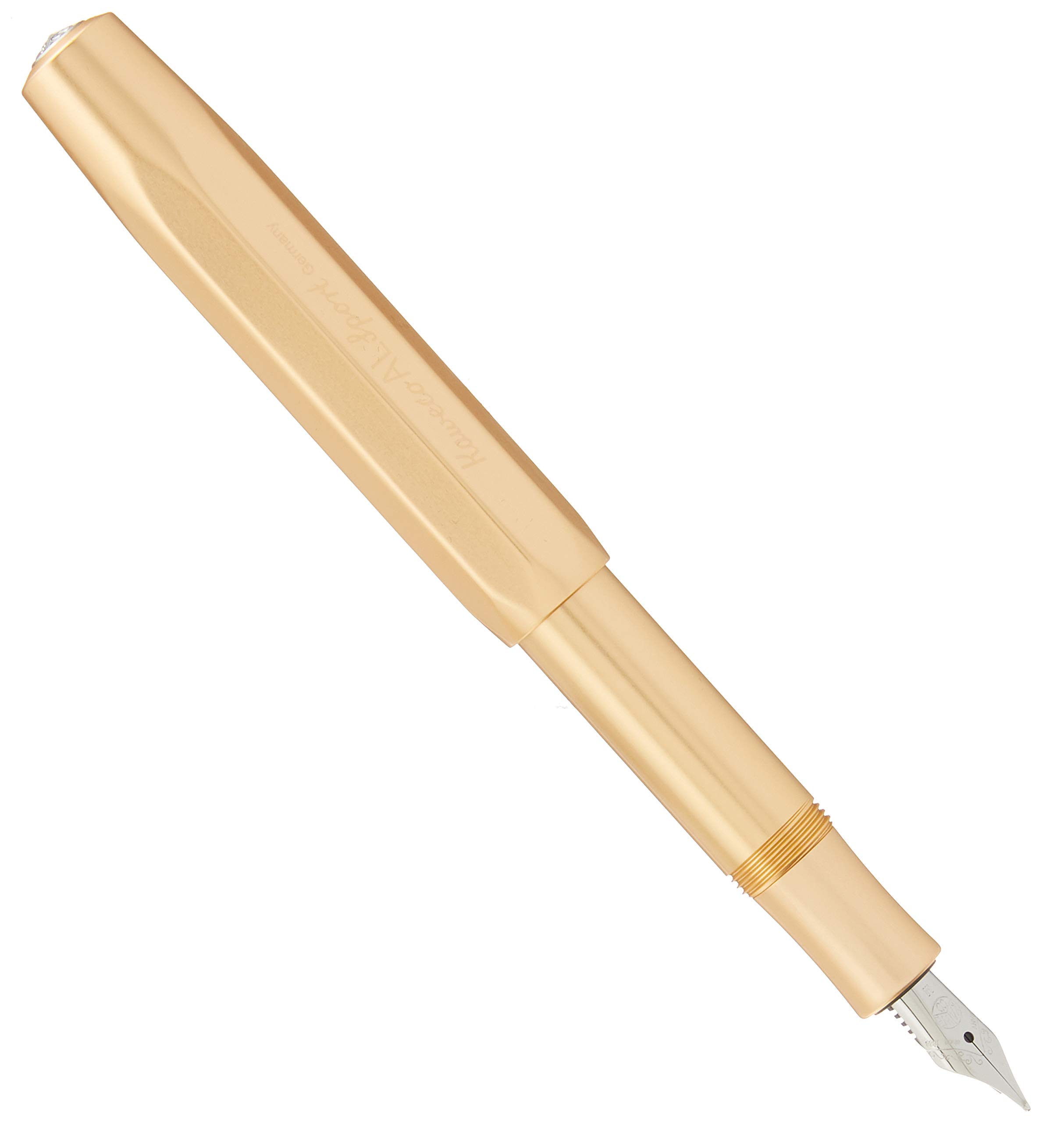Amazon | Kaweco Sport AL 万年筆 ゴールドエディション M (M 
