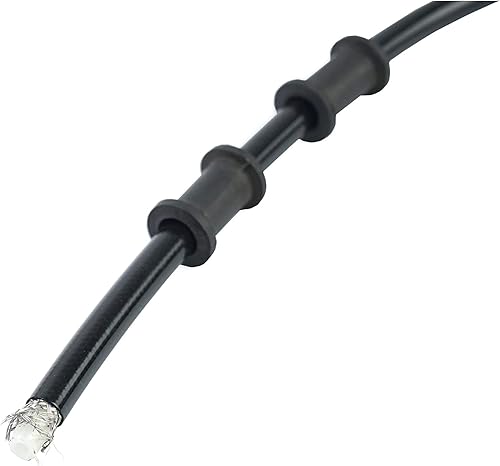 Miniatura 7 de 400-2400mm AN3 18pulgada 28 90 Grados M10 Manguera de Freno Hidráulico para Motocicleta de Acero Inoxidable Trenzada para ATV Moto Motocross Pit