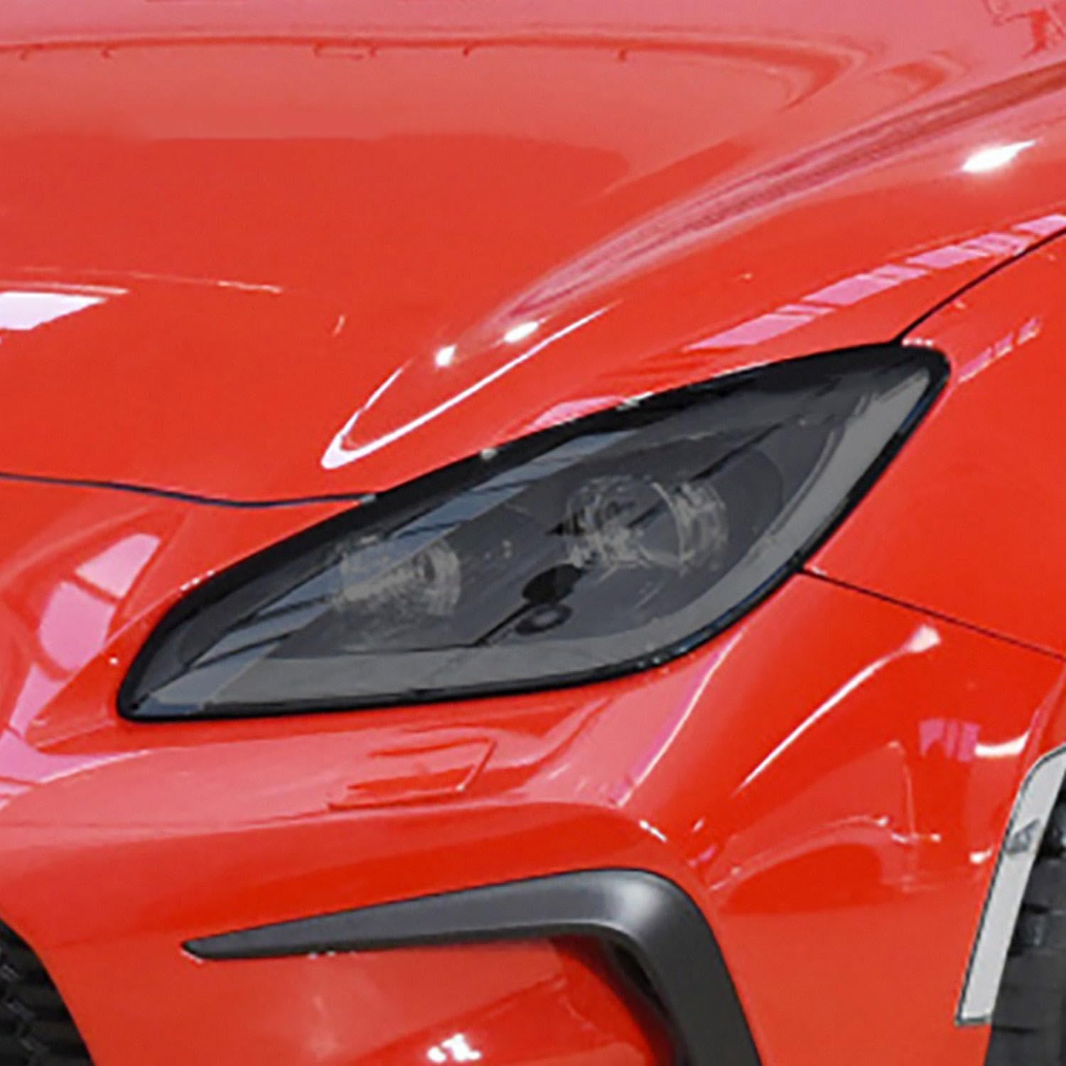 JCAKES Car Headlight Protective Film Headlamp Restoration Transparent Black TPU Sticker，for Toyota GR 86 2021-2023 Accessories