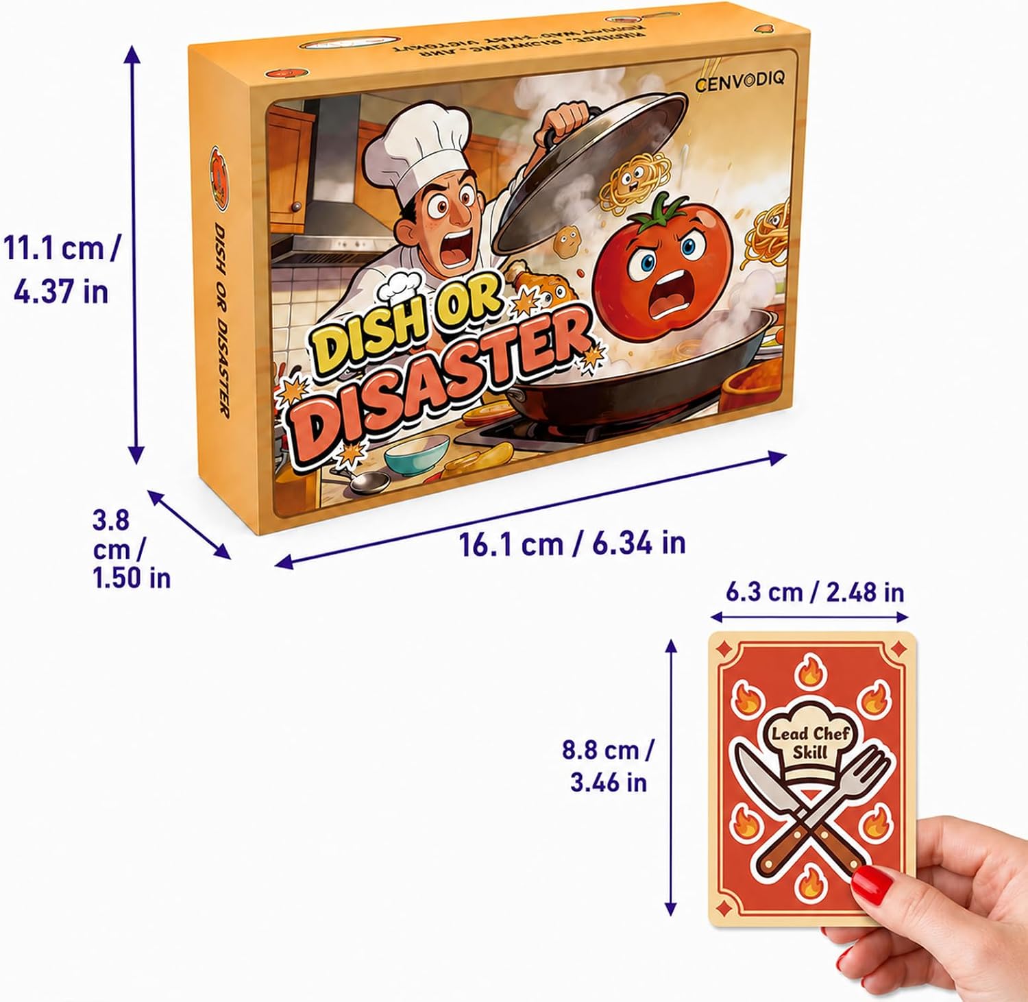 Dish or Disaster Food Strategy Card Game for 2-6 Players, Ages 14+ image 4