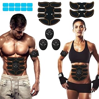 Portable Fitness Workout Equipment for Men Woman Abdomen/Arm/Leg Home Office Exercise,12 Free Gel Pads - Amazon product rated Grade C