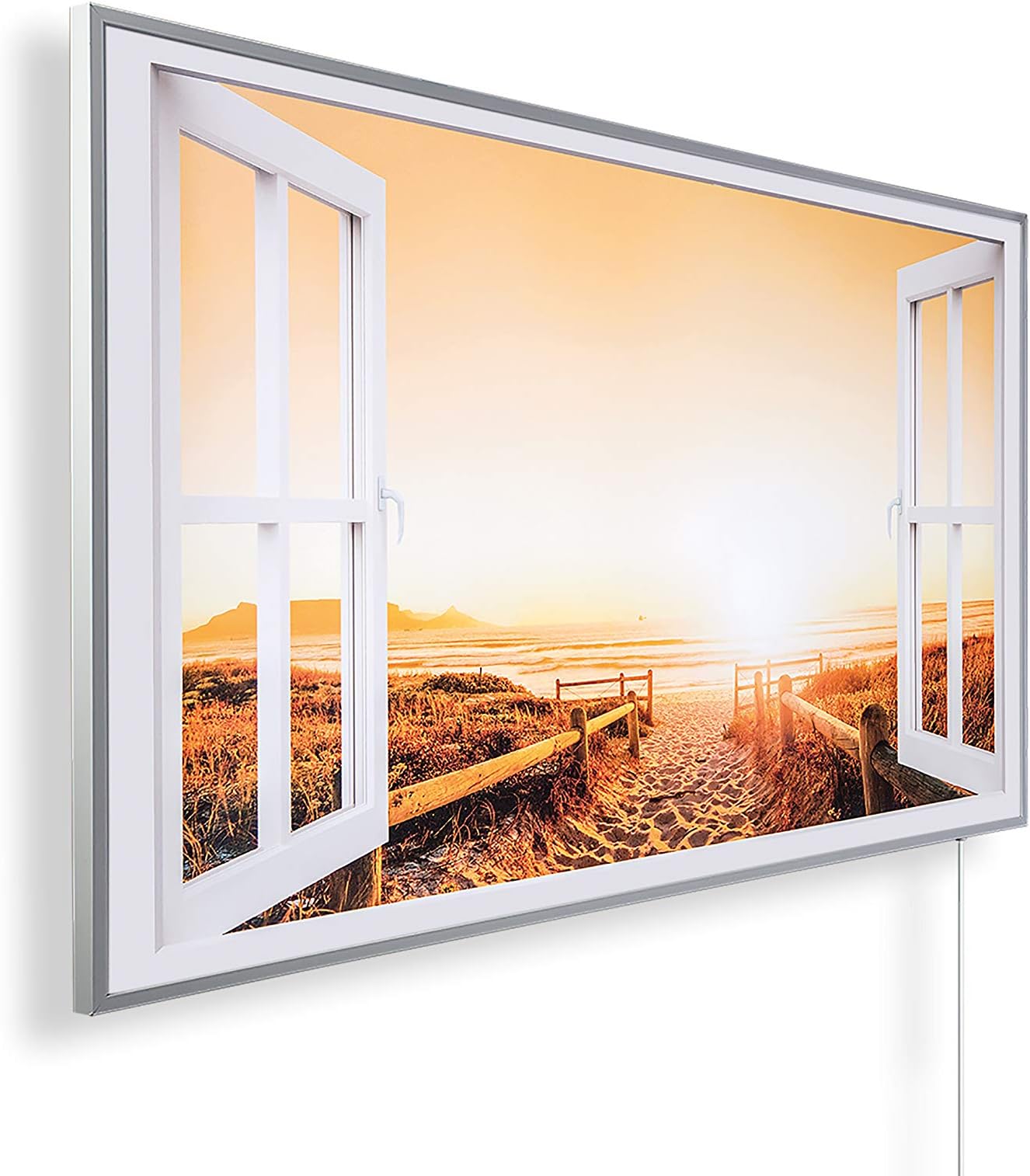 Könighaus Infrarot Bildheizung - HD Qualität Mit Smart Thermostat - 1000 Watt - Museumsbild