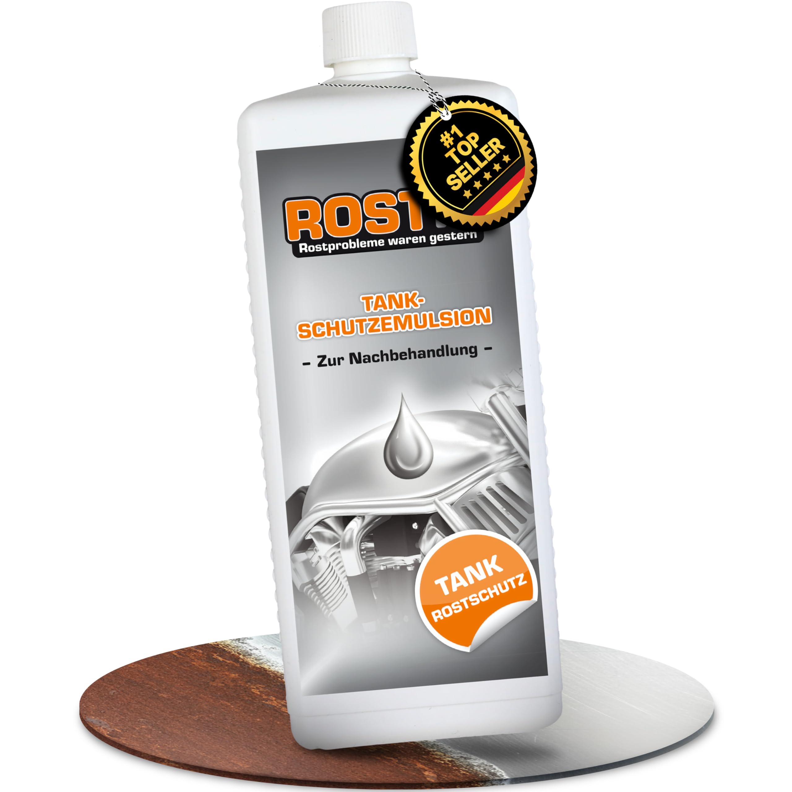 Rostio Tank-Schutzemulsion Tank-Rostschutz Tankversiegelung 500 ml
