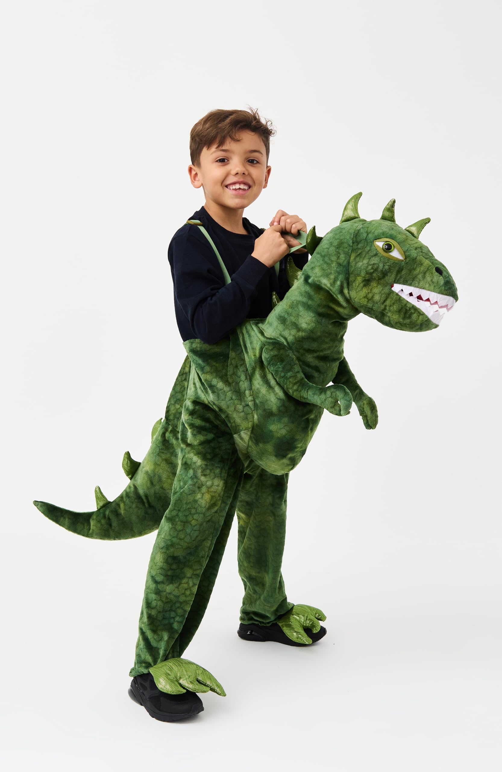 Blues Group Ride-On Dinosaur Unisex Kids Costume, Fancy Dress, Halloween and World Book Day Outfit, Ages 3-8 (3-5 Years)