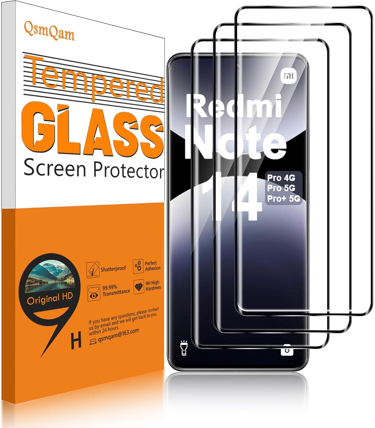 BIGBEN CONNECTED PEGLASSXNOTE9S - Vetro temperato 2,5D Redmi Note 9S/9