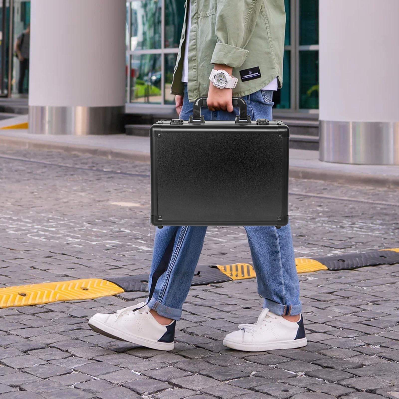 Caja de Almacenamiento para Cartas Calificadas, Caja de Almacenamiento para Cartas de Trading, Porta Slab PSA para Tarjetas Deportivas, Tarjetas Calificadas, Top Loaders, One Touch - 3 Fila