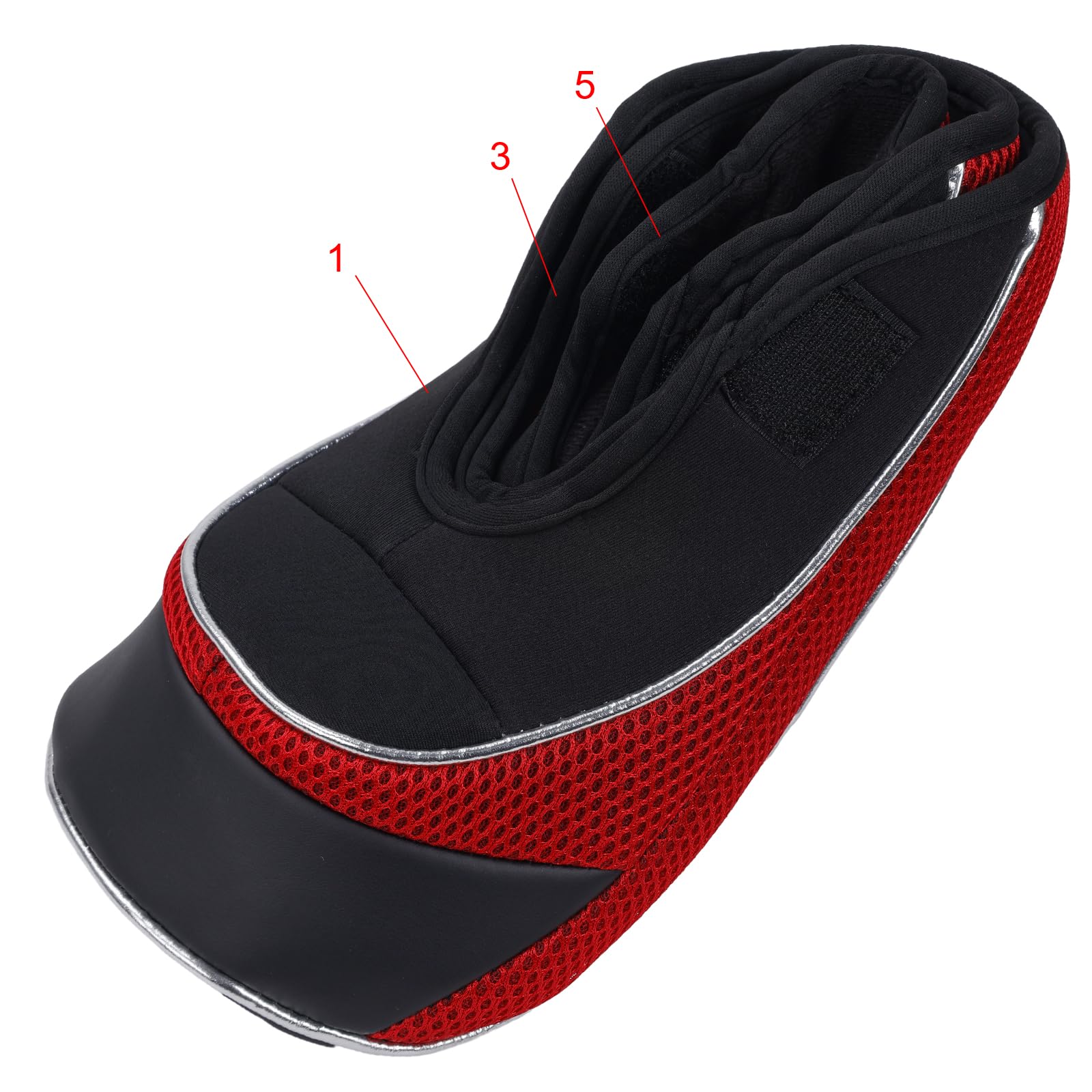 Andux Juego de 3 Fundas de Madera para Cabeza de Palo de Golf de 460 CC