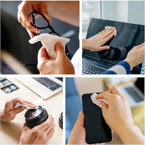 Miniatura 6 de ARCHXX Toallitas antiempañamiento para gafas, 120 unidades, toallitas de limpieza prehumedecidas, limpiador de lentes para gafas, gafas de sol,