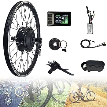 Amazon | 電動自転車改造キット、電動自転車改造キット前輪、48V