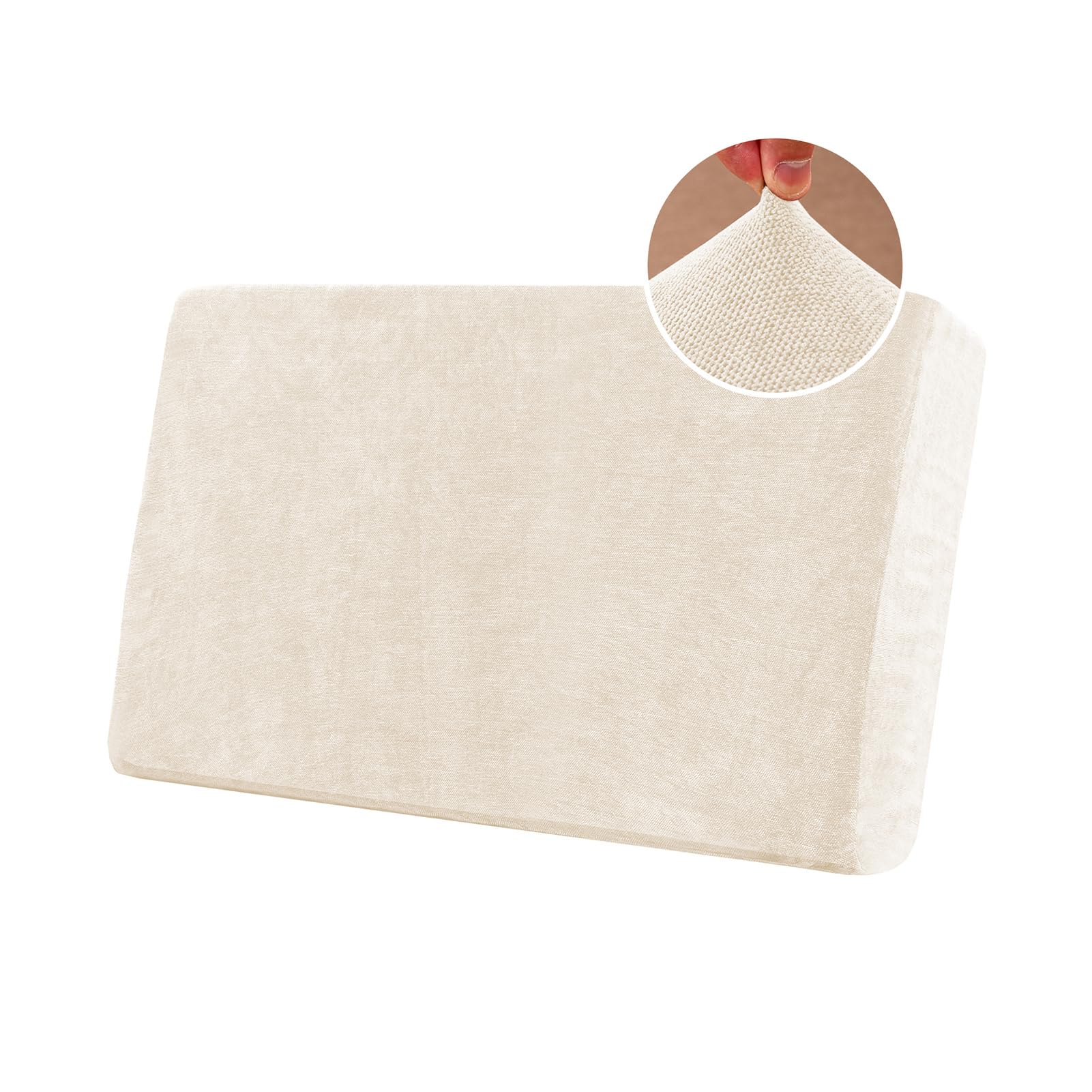 Housse de protection élastique canapé 2 places lavable en fourrure