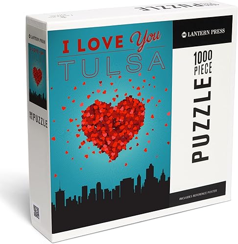 I Love You Tulsa, Oklahoma (rompecabezas de 1000 piezas, tamaño 19 x 27, desafiante rompecabezas para adultos y familia, fabricado en Estados Unidos)