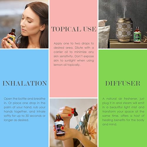 Miniatura 5 de SALKING - Aceite esencial de flor de cerezo, 4 onzas líquidas, aceites esenciales de aromaterapia puros y naturales, aceites esenciales de