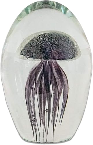 Miniatura 4 de HALF OFF PONDS - Pisapapeles de cristal rosa de 3 pulgadas, brilla en la oscuridad 3.0 in rosa,3.0 in morado oscuro,Naranja (3-Inch Orange),3.0 in