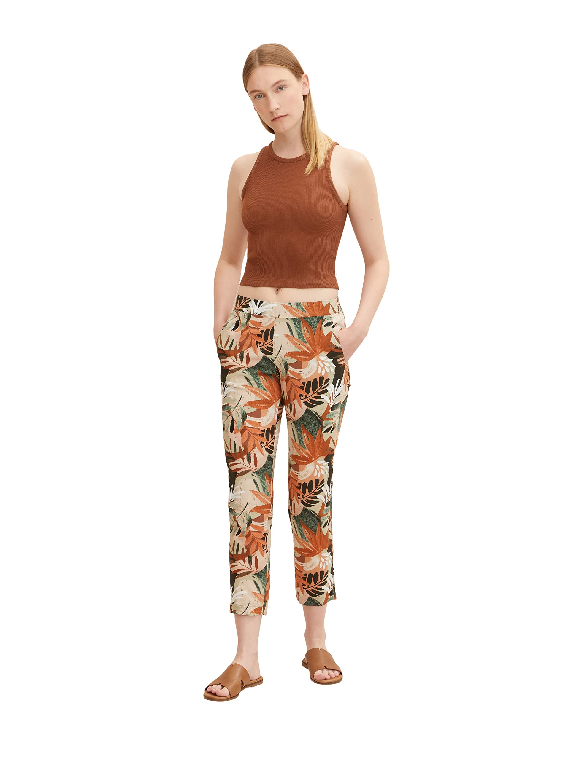 TOM TAILOR 1031276 - Pantalon Chino en Tissu - Moderne - Femme