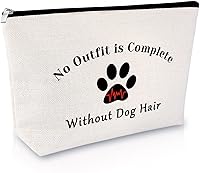 Vista 1 de Sfodiary Bolsa de maquillaje para amantes de los perros, regalo con temática de perro, regalo para mamá, regalo para dueños de perros, regalo