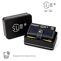 Portafoglio Anti-Clonazione RFID In Vera Pelle Italiana - Personalizzabile Con Nome, Uomo/Donna - Foto 4