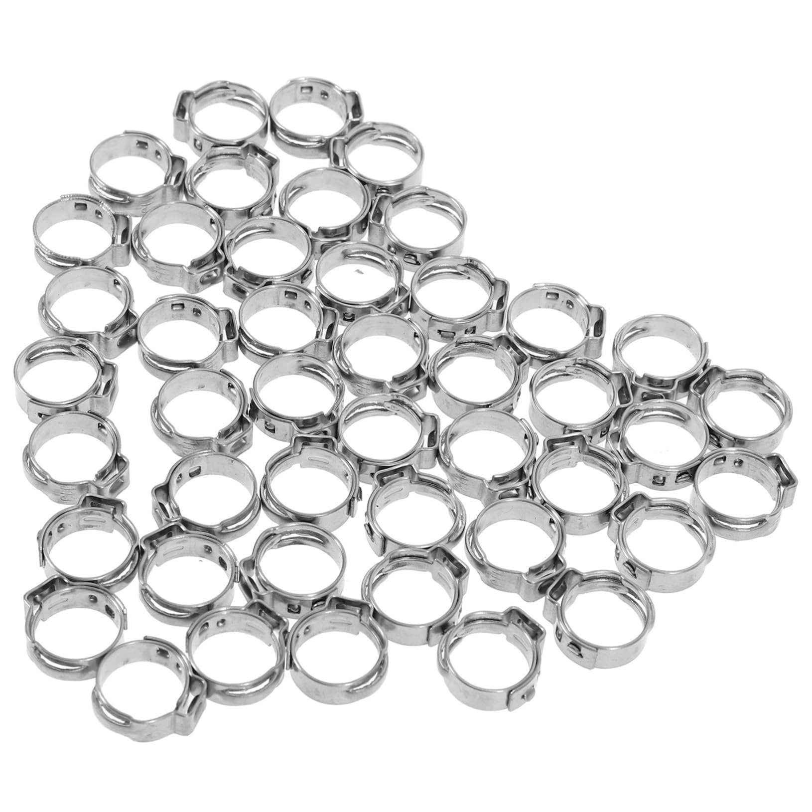 iplusmile 250 Pz Fascetta Per Tubi Morsetto Per Tubi Pex Morsetto Per Raccordi Pex 5/8 Pollici Crimpatura Pex Raccordi Per Tubi Pex Anelli a Crimpare Pex Acciaio Inossidabile