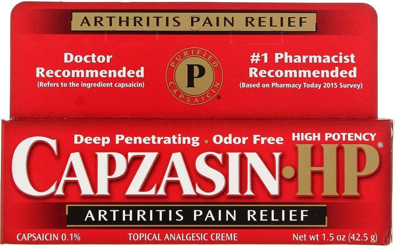 Capzasin HP Arthritis Pain Relief Creme - 1.5 oz, Pack of 5