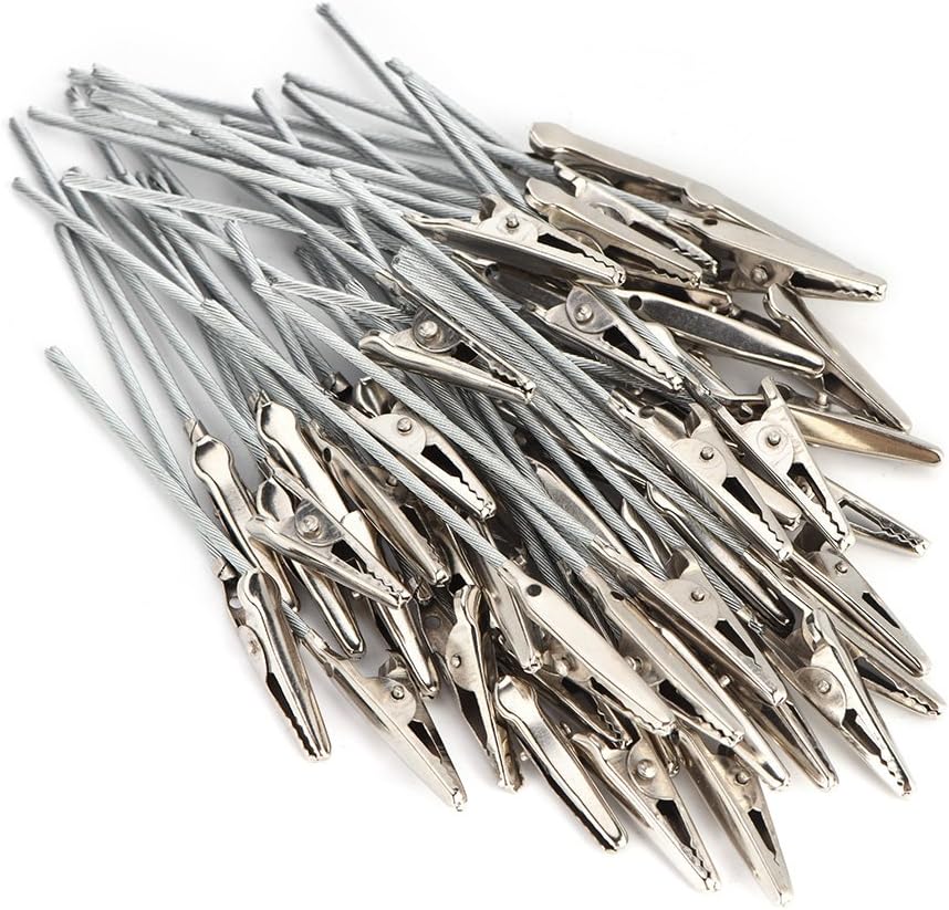 Zerone DIY Craft Wire Clip, 50Pcs DIY Craft Wire Clip Card Photo Note Clips Holder Decoration Accessory