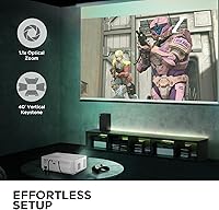 Vista 5 de ViewSonic PA503HD Proyector de 4000 lúmenes de alta luminosidad con zoom óptico 1.1x, USB y entradas HDMI para el hogar y la oficina