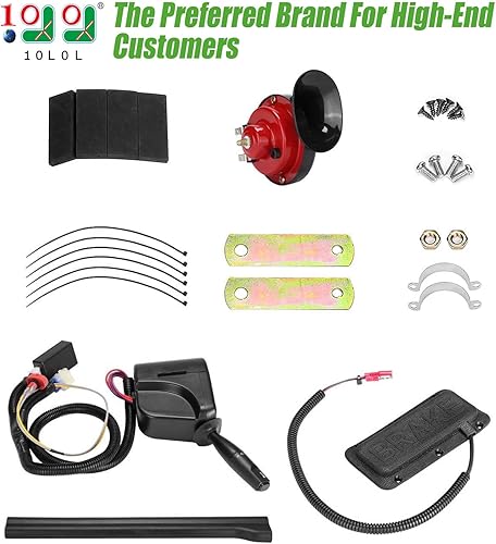 Miniatura 9 de Kit de luces LED para carrito de golf EZGO Freedom TXT  T48 Gas & Electric 2014-up, faro trasero con interruptor de señal de giro, botón de bocina,
